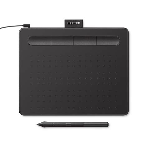 Wacom Intuos Graphics Drawing Tablet, 3 Bonus Software Included, 7.9"x 6.3", Black, Small ...