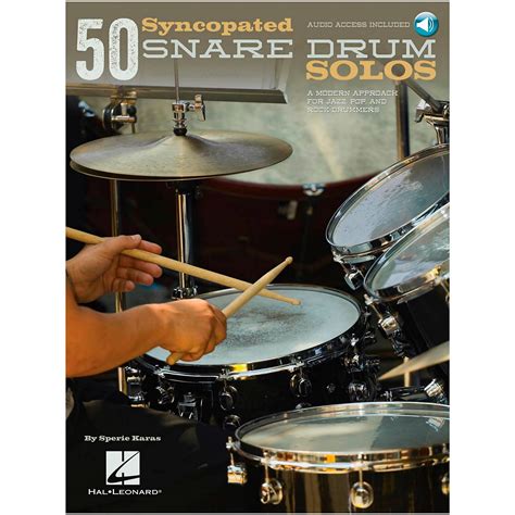 Hal Leonard 50 Syncopated Snare Drum Solos - A Modern Approach For Jazz, Pop & Rock Drummers ...