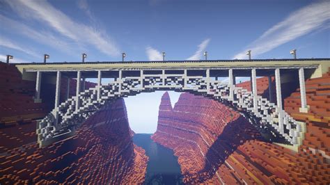 Canyon Arch Bridge Minecraft Map