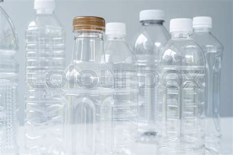 Plastic bottles in various shapes and ... | Stock image | Colourbox