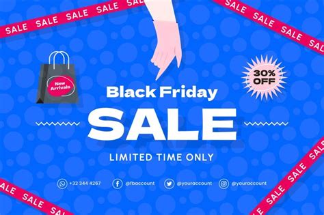 Free Vector | Flat black friday sale background