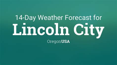 Lincoln City, Oregon, USA 14 day weather forecast