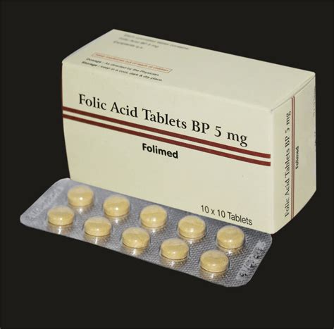 Folic Acid Tablets, 5 Mg, 10 X 10, Rs 30 /piece Medico Remedies Limited ...