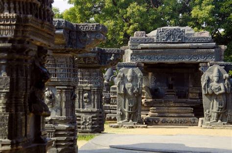 Linga Shrine, Temple Complex, Warangal Fort, Warangal, Telangana Stock ...