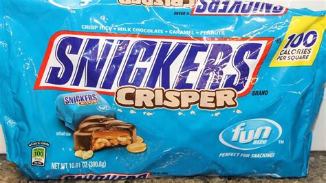 Snickers Crisper Candy Bar Review - YouTube