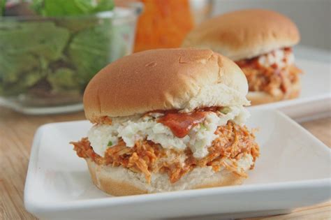 Sweet & Spicy Pulled BBQ Chicken Sandwiches Recipe