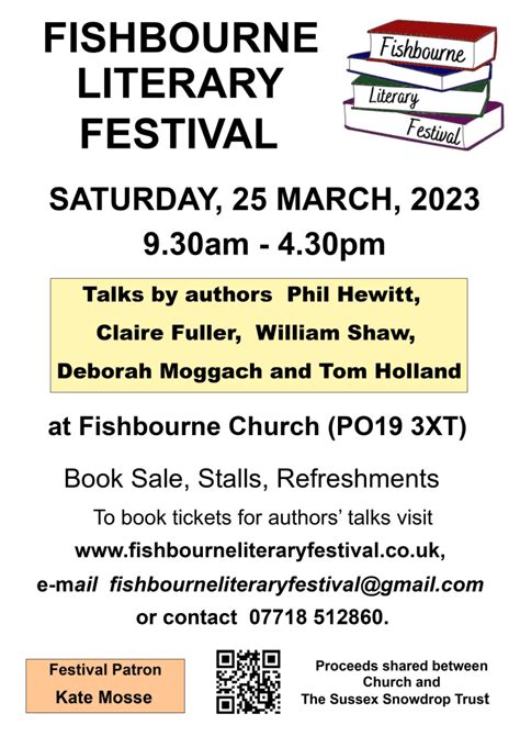 Fishbourne Literary Festival 2023 – Fishbourne Parish Council