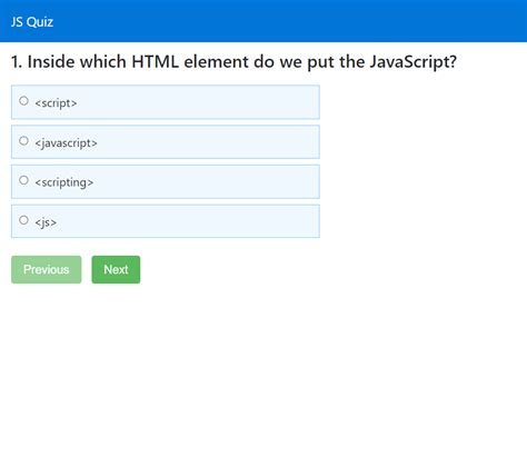 Quiz Website Using HTML, CSS & JavaScript (Source Code)