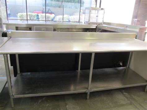 8ft Stainless Steel Table - PhoenixUsedRestaurantSupply.com