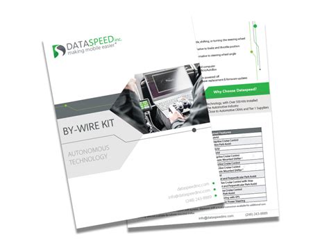 Drive-by-Wire Kit, An Autonomous Vehicle By-Wire Solution | Dataspeed