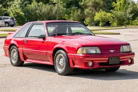 For Sale: 1987 Ford Mustang GT (Scarlet Red, 5.0L V8, 4-speed auto ...