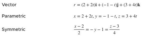 15+ find a vector equation and parametric equations for the line - SeanKarunveer