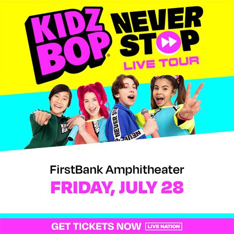 Jul 28, 2023 Kids Bop — 7 PM