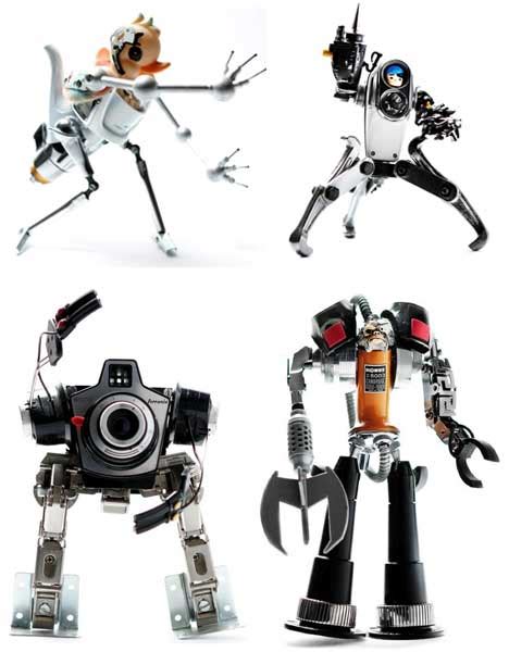 Art of Junk: Adorable Robots Made From Discarded Gadgets | Gadgets ...