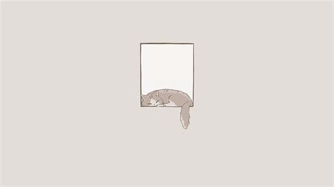 Minimalist Cat Window Sleeping 4k Wallpaper,HD Artist Wallpapers,4k ...