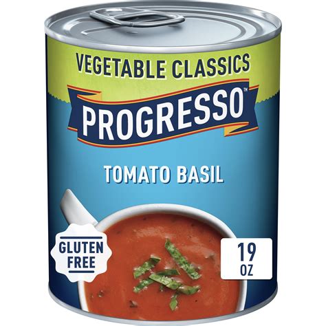 Progresso Vegetable Classics, Tomato Basil Soup, 19 oz - Walmart.com ...