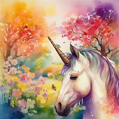 Mystical Unicorn Illustration Free Stock Photo - Public Domain Pictures