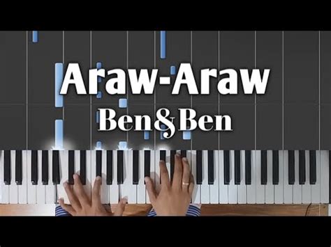 Araw-Araw Ben&Ben | Piano Tutorial With Lyrics and Chords - YouTube