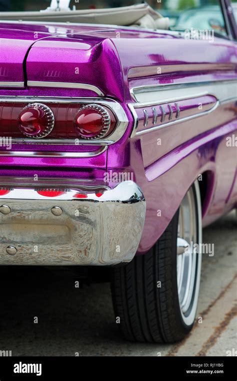 1964 Ford Mercury Comet tail light. Classic American car Stock Photo - Alamy