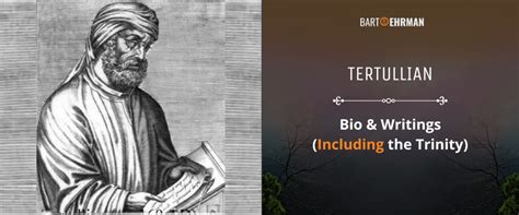 Tertullian - Bio & Writings (Including the Trinity)