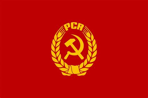 DIPLOMAT-FLAGS PCR | Communist Party of Romania | Partidului Comunist Român Bandera | Bandera ...