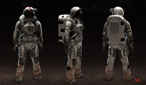 Artist Jeff Miller created this awesome futuristic space suit design ...