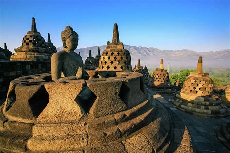 Borobudur Stupa by Andras Jancsik