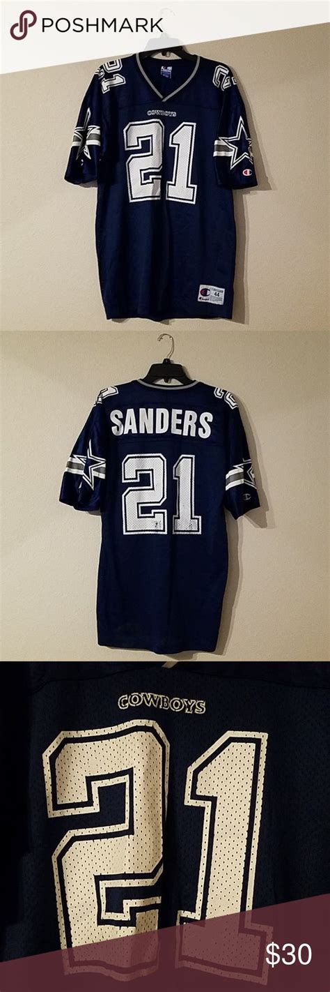 Deion Sanders Dallas Cowboys NFL Football Jersey