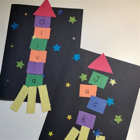 Space Week for Preschoolers Featuring On the Launch Pad