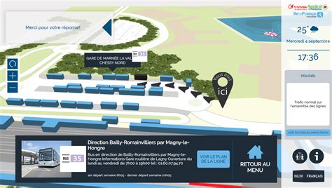 Train Station Marne-La-Vallée Chessy equipped with 3D wayfinding