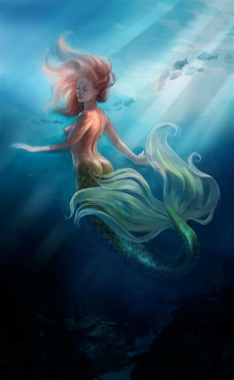 Nana... - Mermaids Fantasy art ( Sirènes/Mermaids/Sirenas)