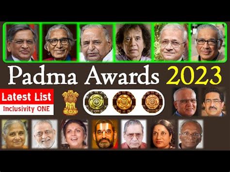 Padma Awards 2023 Complete List of Winners #padmavibhushan # ...