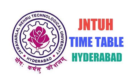 JNTUH Time Table 2021 - JNTU Hyderabad Exam Dates/Schedule