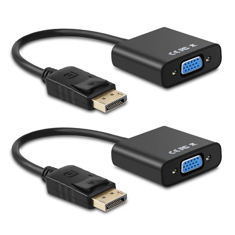 Display Port to VGA, EEEkit Gold-Plated DisplayPort to VGA Converter ...