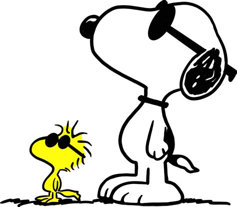 Download #snoopy #woodstock #sunglasses #cool #freetoedit - Snoopy And Woodstock Clipart ...