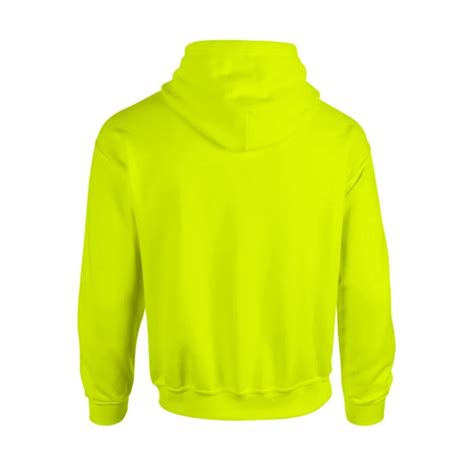 Men Blank Safety Green Hoodie Neon Color Hoodie Neon Green Heavy Hoodie ...