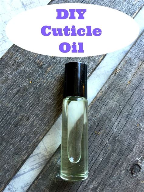 Nourishing DIY Cuticle Oil Recipe - Family Focus Blog