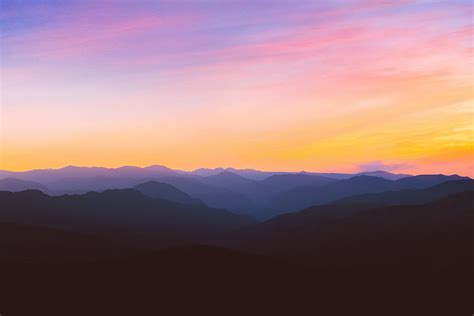 Nature, Sunset, Mountains, Silhouettes, Iran HD wallpaper | Pxfuel