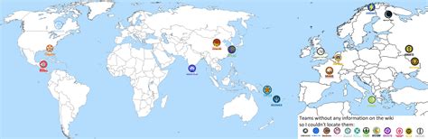 Marble League Teams World Map (more info in the comments) : r ...