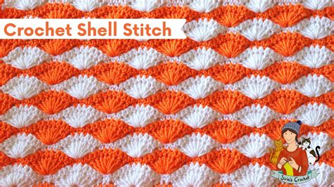 How To Crochet Shell Blanket Stitch - YouTube