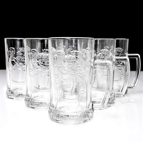 Gambrinus Half Liter Czech Beer Glasses | 6-pack | Czech beer, Beer ...