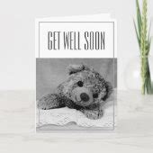 Get Well Soon Teddy Bear Card | Zazzle