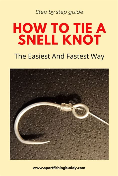 How To Tie A Snell Knot | Best knots, Snell knot, Fishing knots