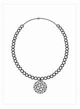 Collar Básico Para Colorear Imprimir E Dibujar – ColoringLib sketch template