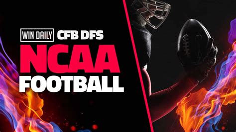 College Football Week 1 DFS: Monday Night Showdown | WIN DAILY® – DFS ...