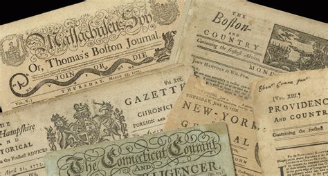 Top 10 Revolutionary War Newspapers - Journal of the American Revolution