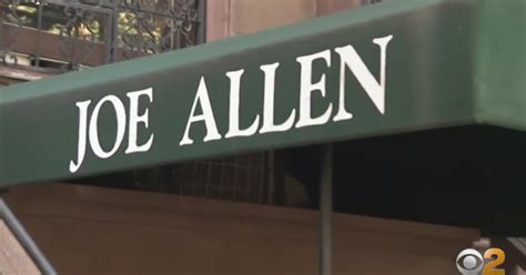 Iconic Broadway Restaurant Joe Allen Reopens For Business - CBS New York