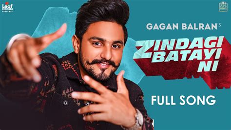 Zindagi Batayi Ni Handayi Aa Kude (Full Song) Gagan Balran | New ...