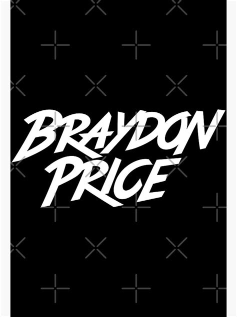 "Braydon Price Merch Braydon Price White Logo" Canvas Print for Sale by MorinoMiya | Redbubble