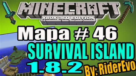 Minecraft Xbox 360 - Survival Island 1.8.2 By RiderEvo - Download Map - YouTube